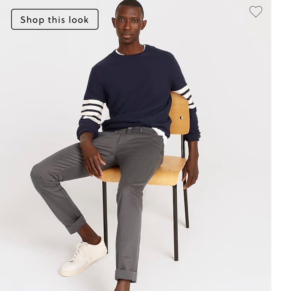 NWOT J.Crew 484 Slim-fit stretch chino pant 36X32